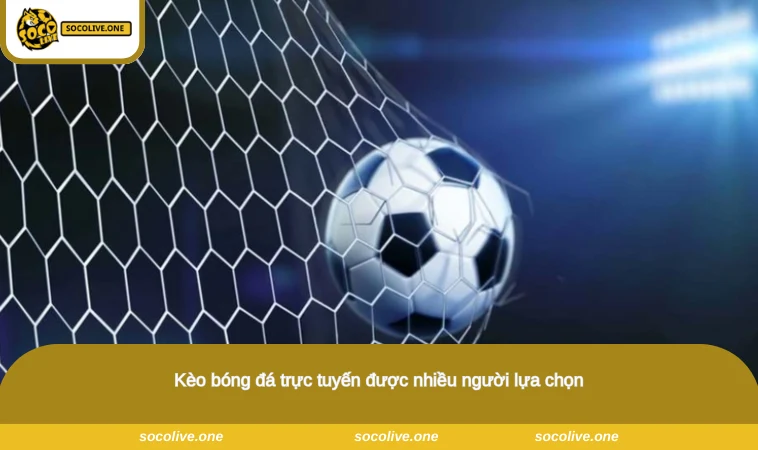 Kèo bóng đá trực tuyến được nhiều người lựa chọn